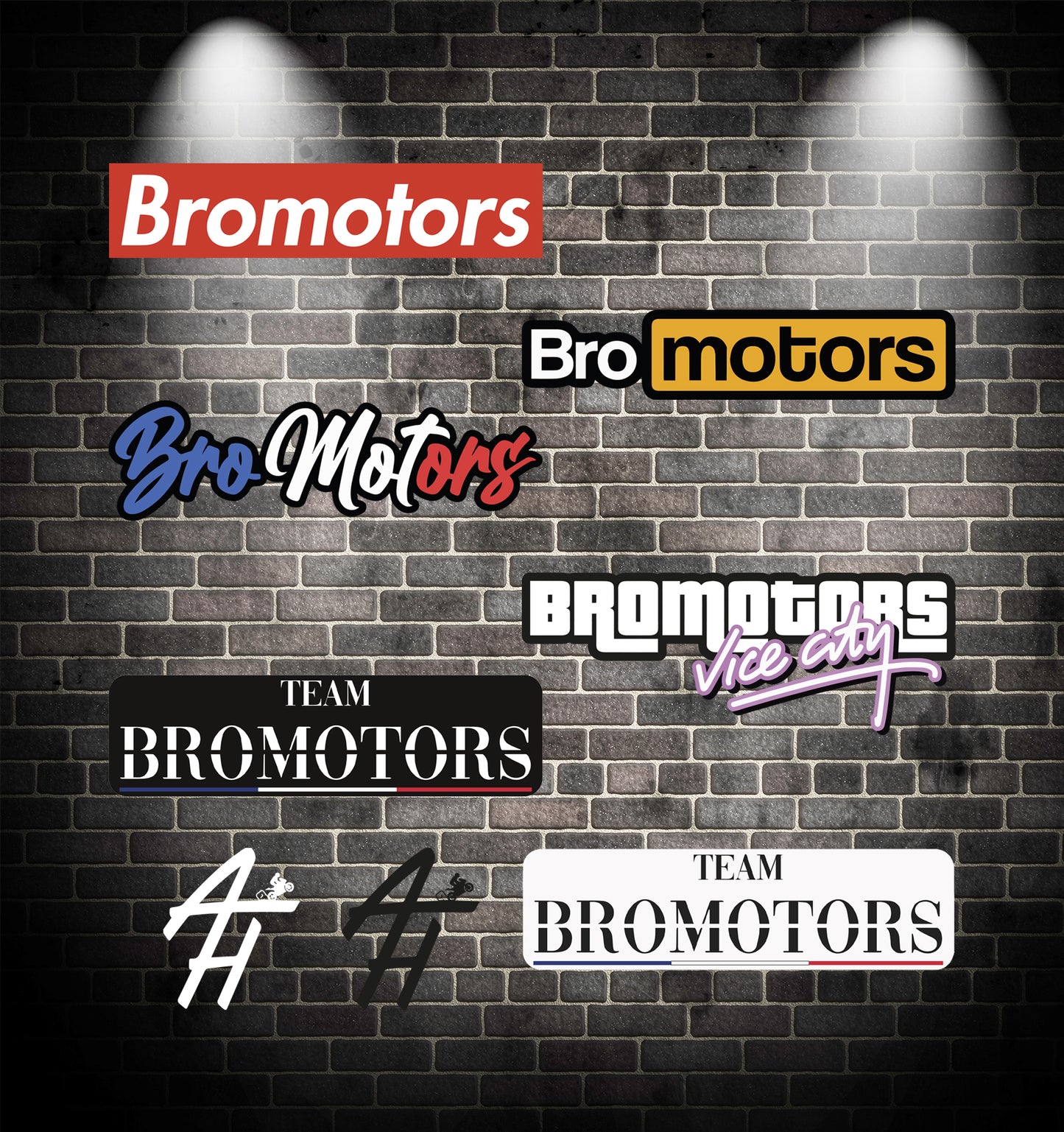 Pack Stickers Bromotors