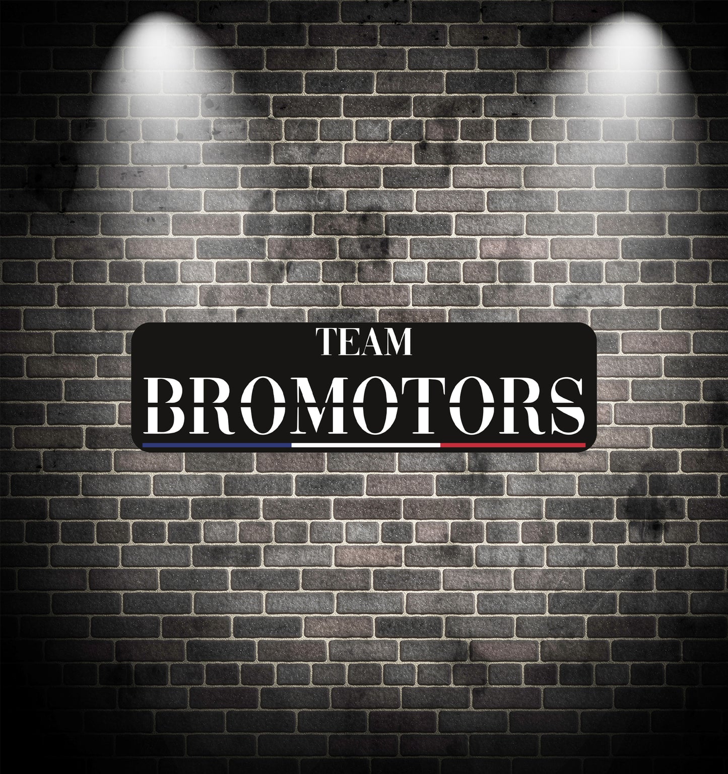 Sticker Team Bromotors Noir